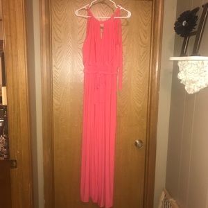 🌼Emma Michelle Coral Jumpsuit Size Small 🌼